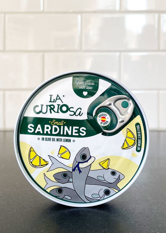 FishNook Tinned Seafood Co. La Curiosa Small Sardines In Olive Oil With Lemon
