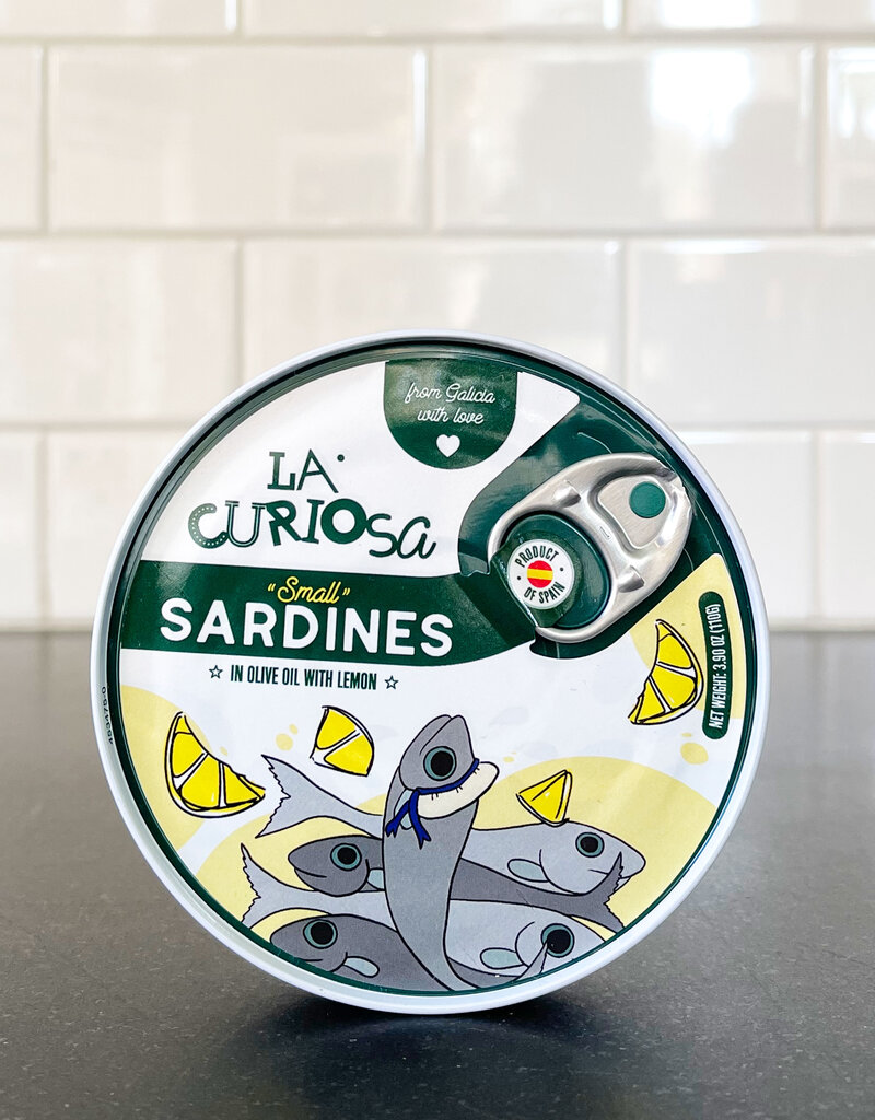 FishNook Tinned Seafood Co. La Curiosa Small Sardines In Olive Oil With Lemon
