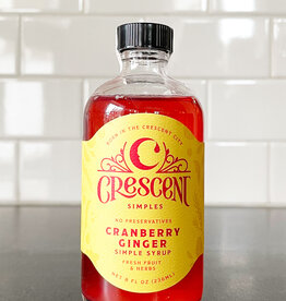 Crescent Simples Crescent Simples Cranberry Ginger Simple Syrup