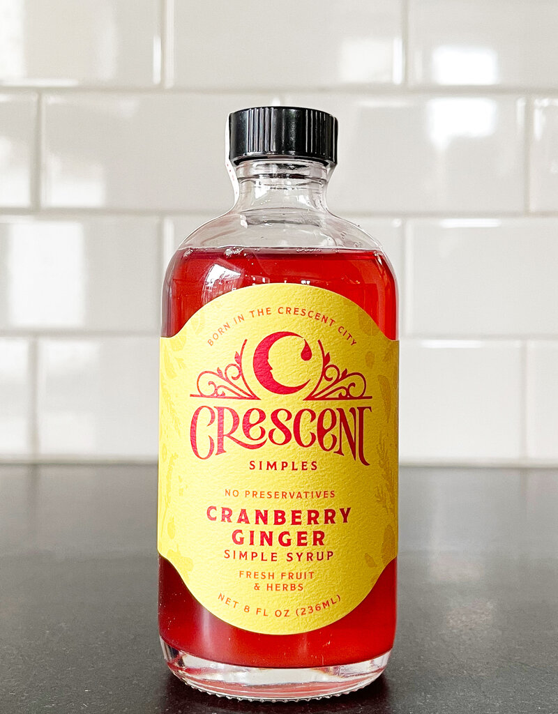 Crescent Simples Crescent Simples Cranberry Ginger Simple Syrup