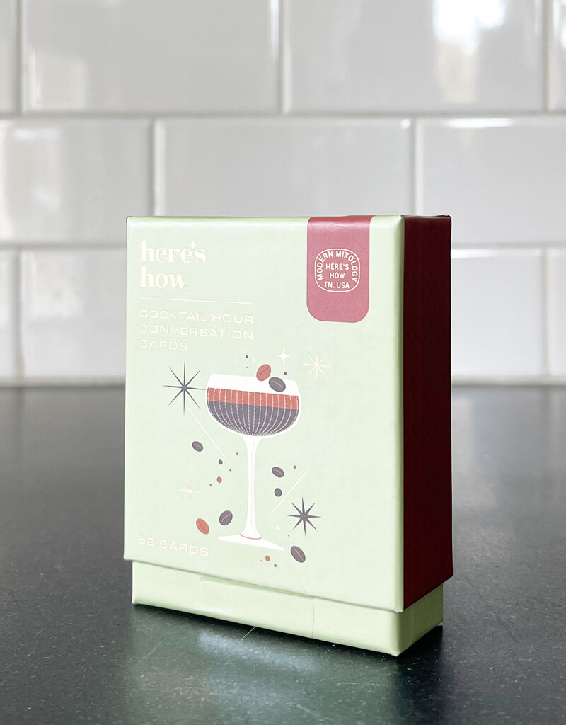 Here's How Here's How Cocktail Hour Conversation Cards