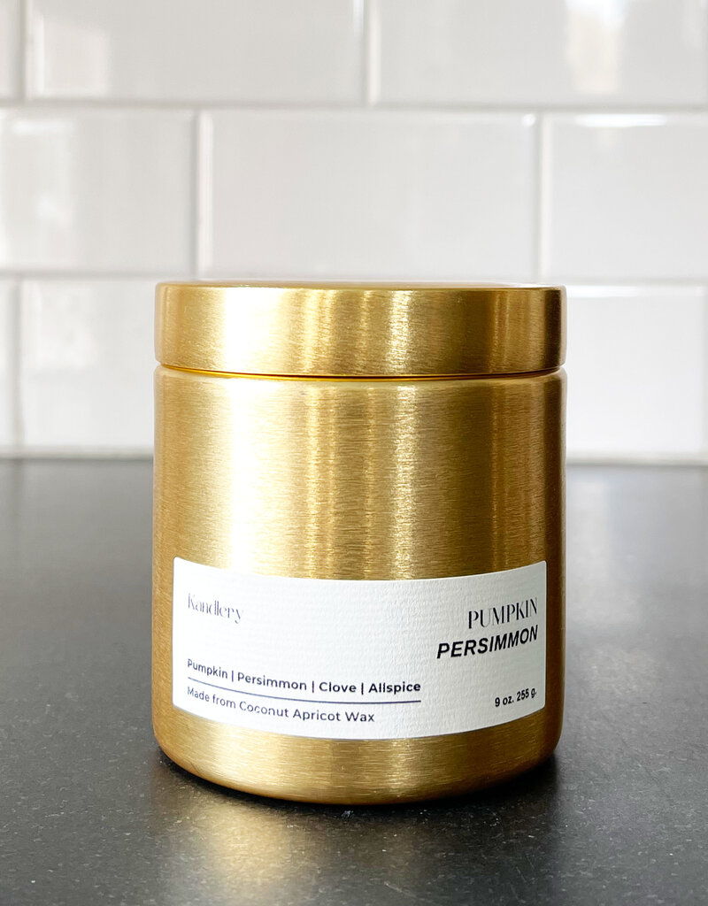 Kandlery Pumpkin + Persimmon Candle