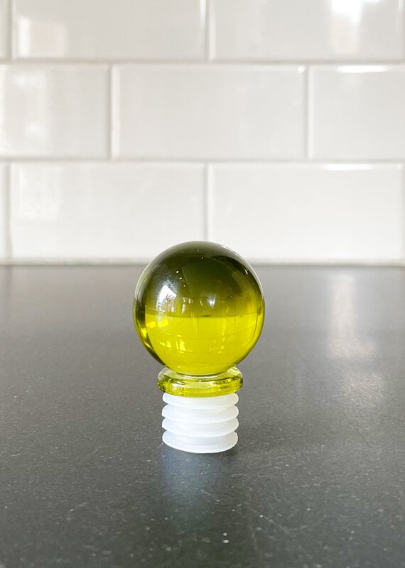 Here's How Moony Glass Bottle Stopper - Olive