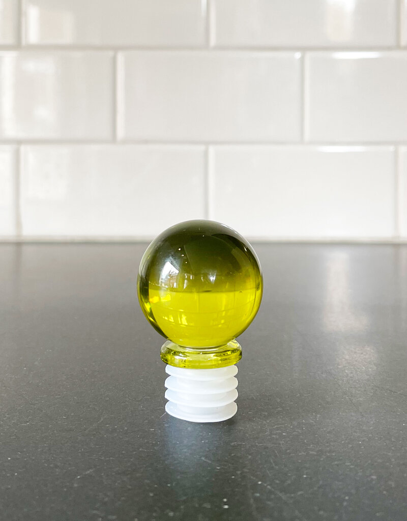 Here's How Moony Glass Bottle Stopper - Olive
