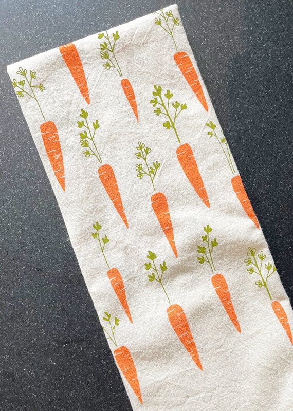 The High Fiber The High Fiber Carrots Tea Towel
