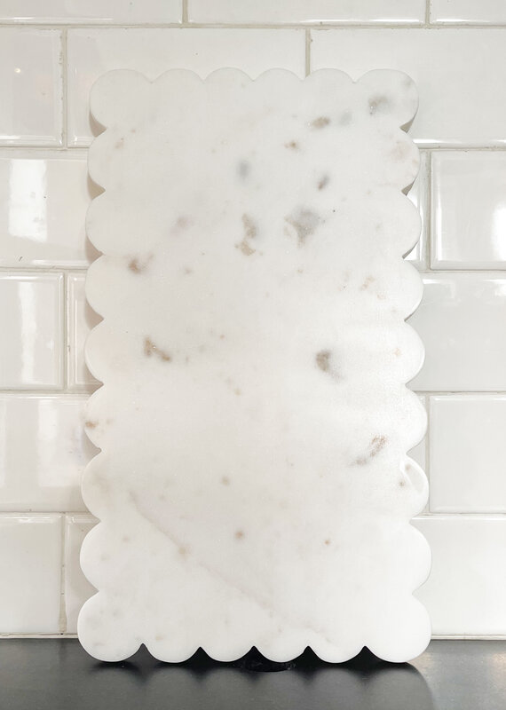 Scalloped Marble Board