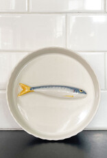 PetitFelts Porcelain Sardine Round Tray