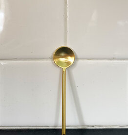 Gold Thin Mini Spoon