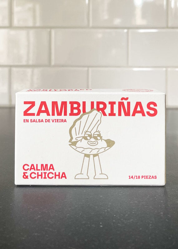 Spanish Colmado by Ibericos USA Calma & Chicha Scallops in Vieira Sauce