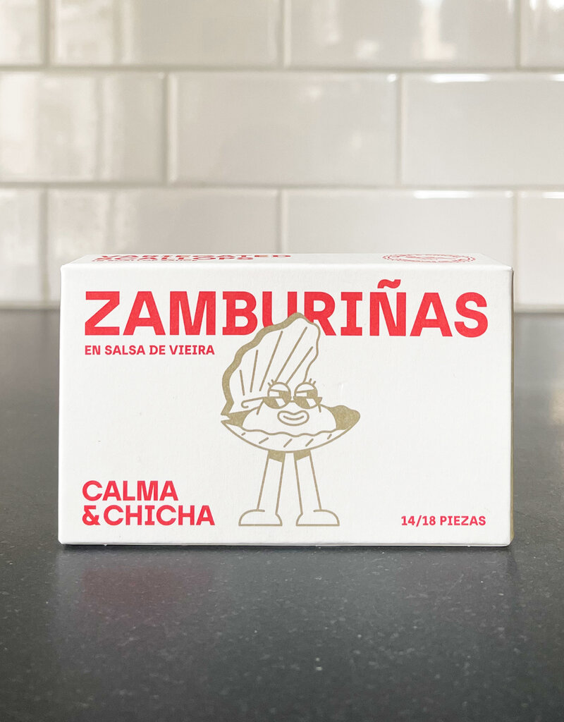 Spanish Colmado by Ibericos USA Calma & Chicha Scallops in Vieira Sauce