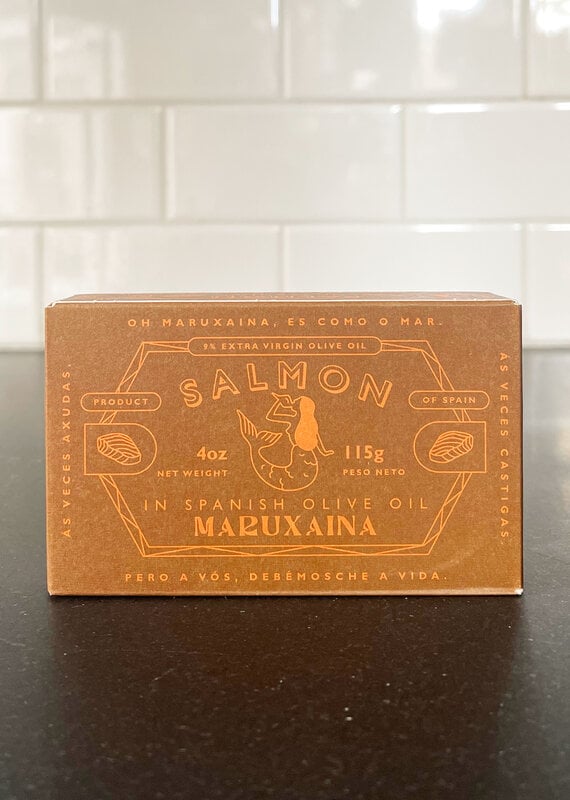 Medineterranean Maruxaina Salmon in Spanish Extra Virgin Olive Oil