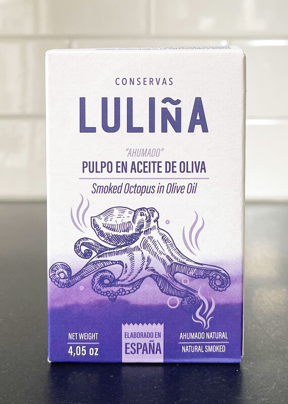 FishNook Tinned Seafood Co. Conservas Luliña Smoked Octopus in Olive Oil