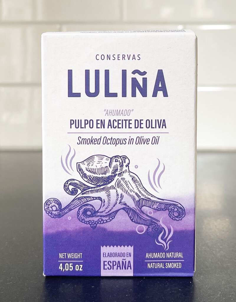 FishNook Tinned Seafood Co. Conservas Luliña Smoked Octopus in Olive Oil