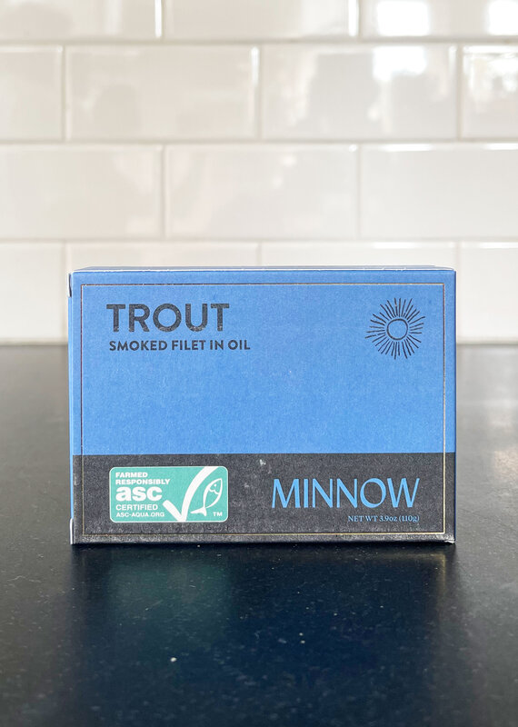 Minnow Minnow Smoked Trout Fillet in Olive Oil