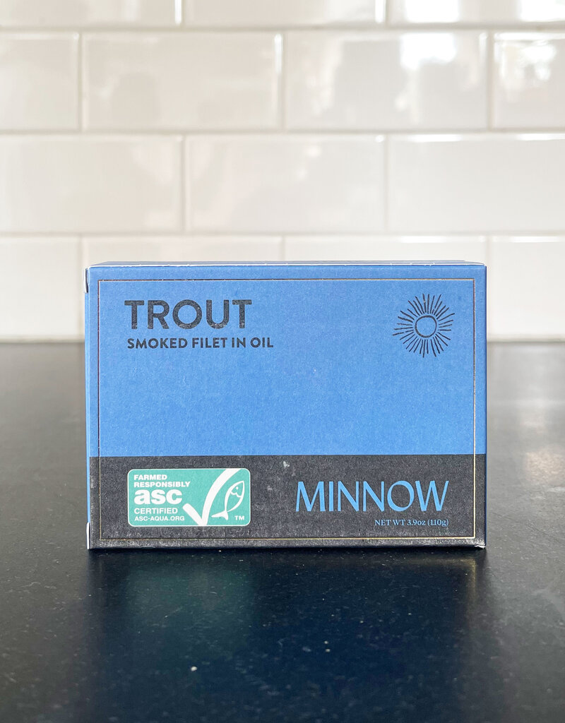 Minnow Minnow Smoked Trout Fillet in Olive Oil