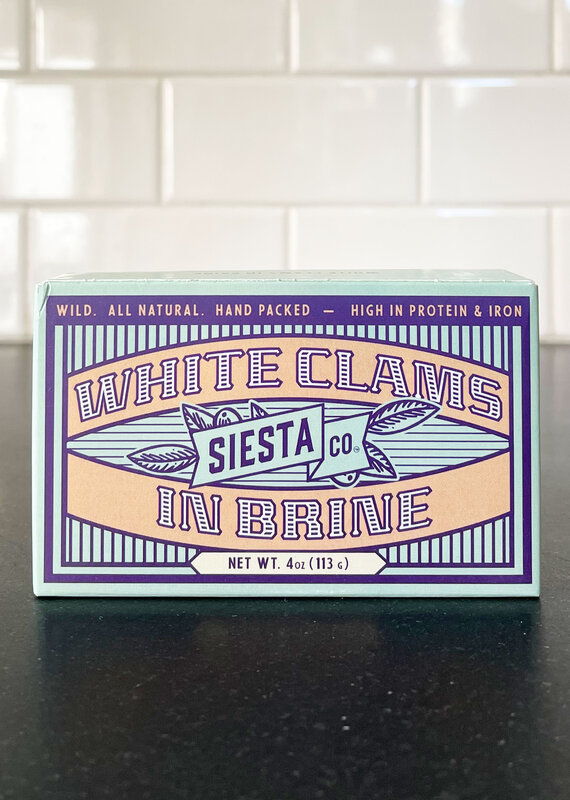 Siesta Co. White Clams in Brine
