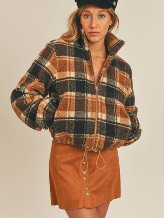 Sage the Label Plaid About You Jacket