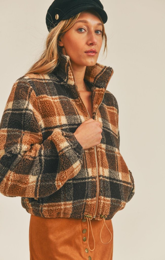 Sage the Label Plaid About You Jacket