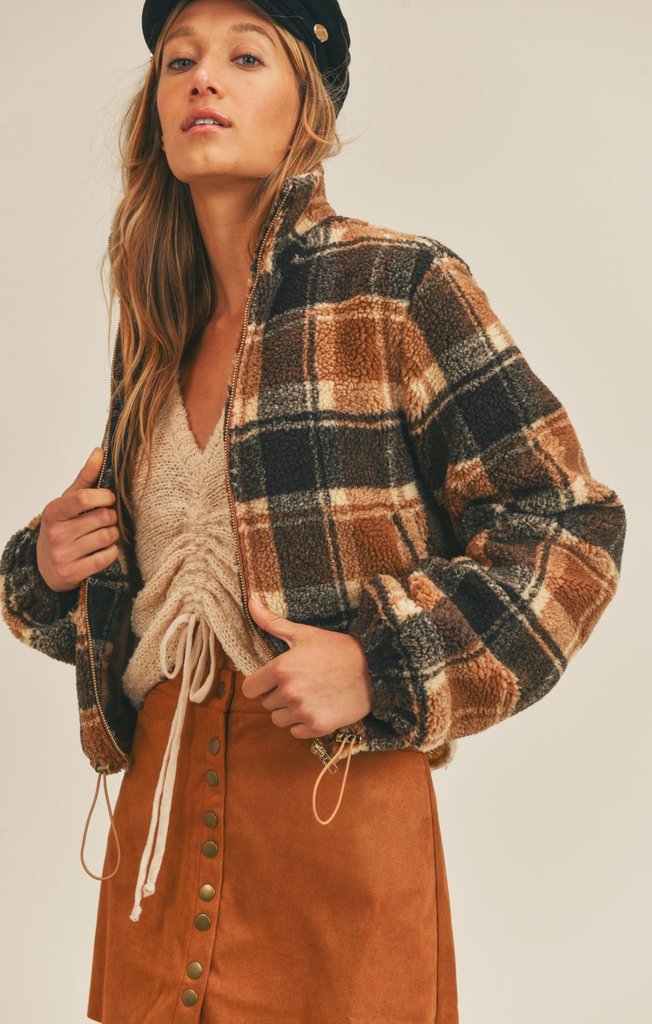 Sage the Label Plaid About You Jacket