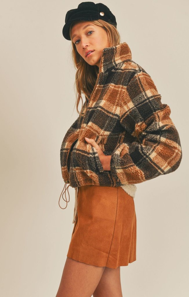 Sage the Label Plaid About You Jacket