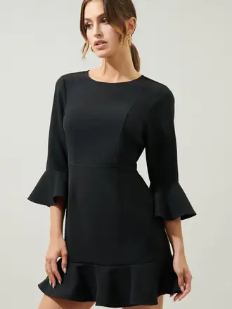 Sugarlips Suave Go Ruffle Mini Dress