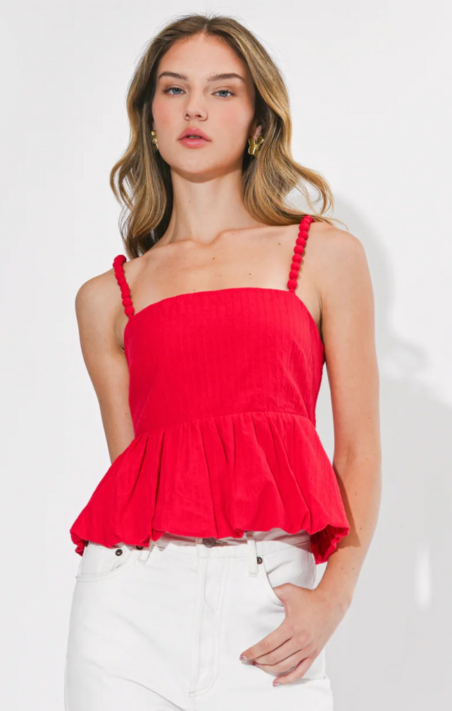 Adelyn Rae F264T7527 Adelyn Rae Holly Bubble Top