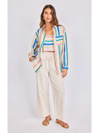 Sage the Label Sail Away Button Up