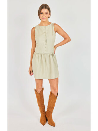 Sadie and Sage Agave Mini Dress