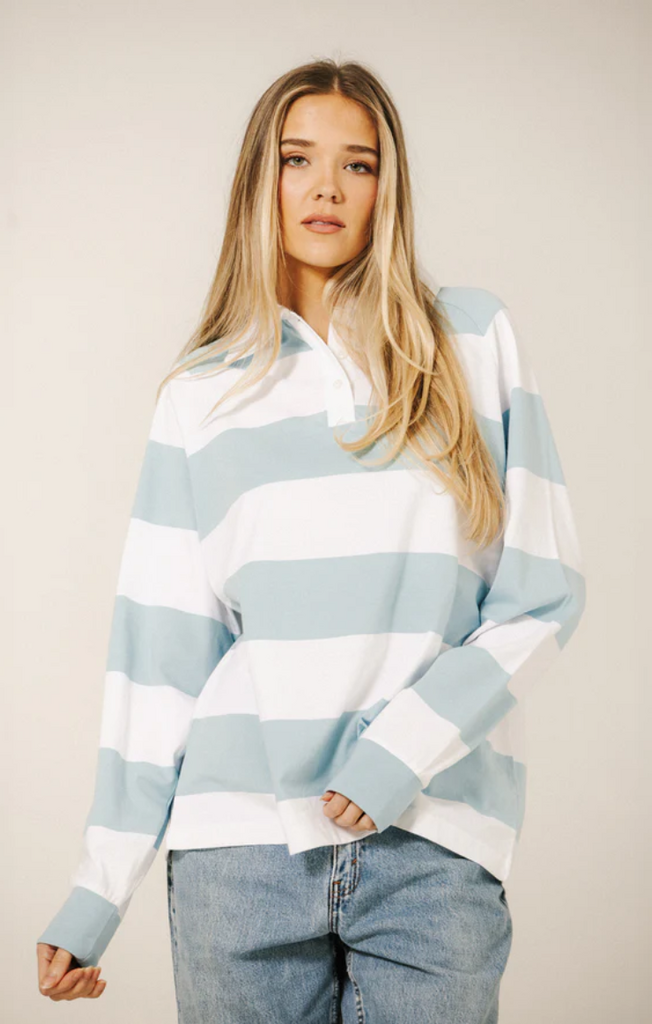 Brunette The Label BTLT030 Brunette The Label Rugby Polo Shirt