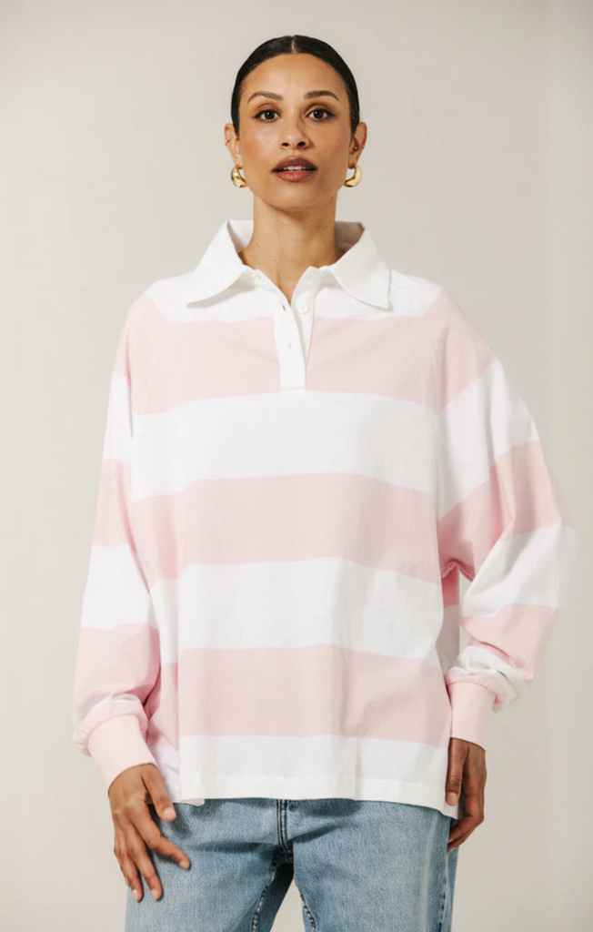 Brunette The Label BTLT030 Brunette The Label Rugby Polo Shirt