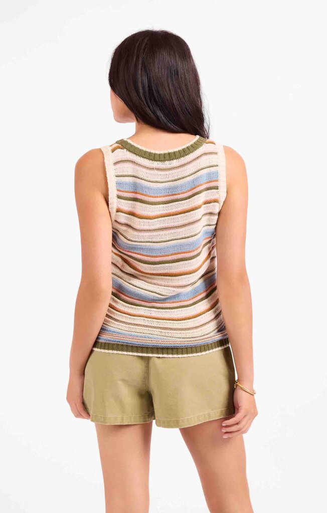 Sadie and Sage AJ3408 Sadie and Sage Fall Stripe Sweater Vest