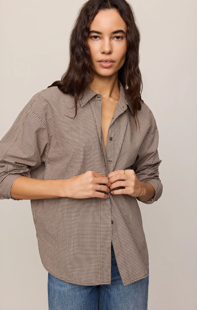 Z-Supply ZT263458 Z-Supply On Duty Gingham Button Up Top