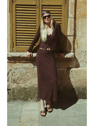 Z-Supply Eda Polka Dot Mesh Skirt