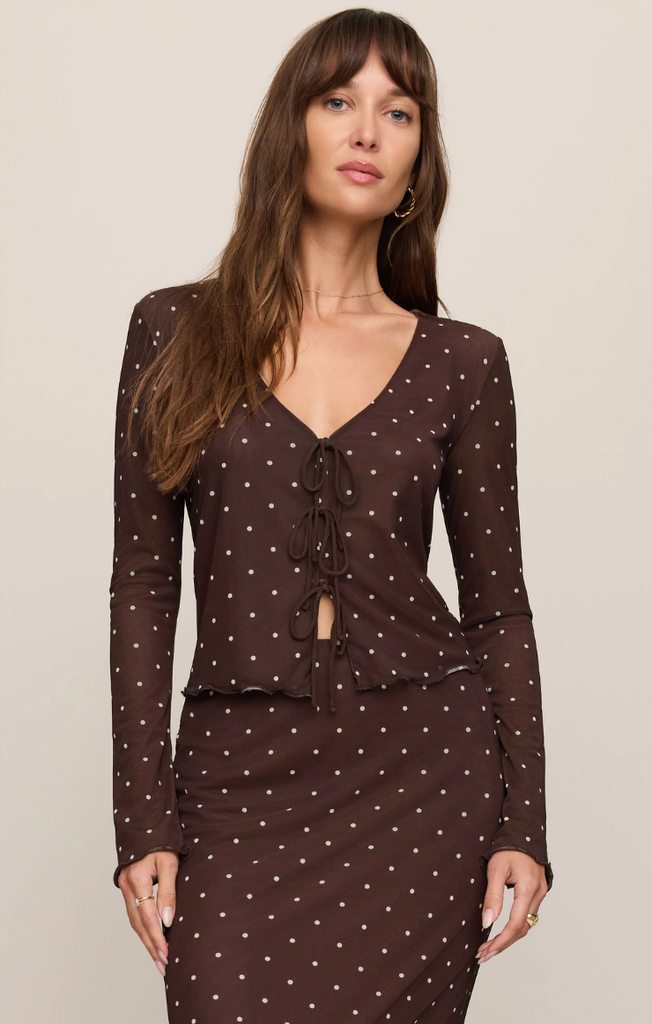 Z-Supply ZT263282 Z-Supply Amara Polka Dot Top
