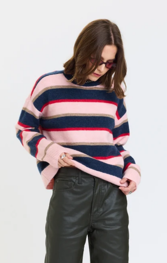 Daze D00060030P5 Daze Carlyle Everyday Crew Neck Sweater