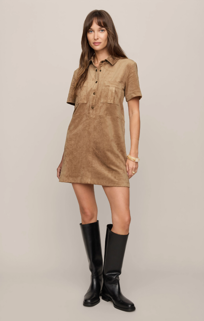 Z-Supply ZD263350 Z-Supply Leone Suede Mini Dress