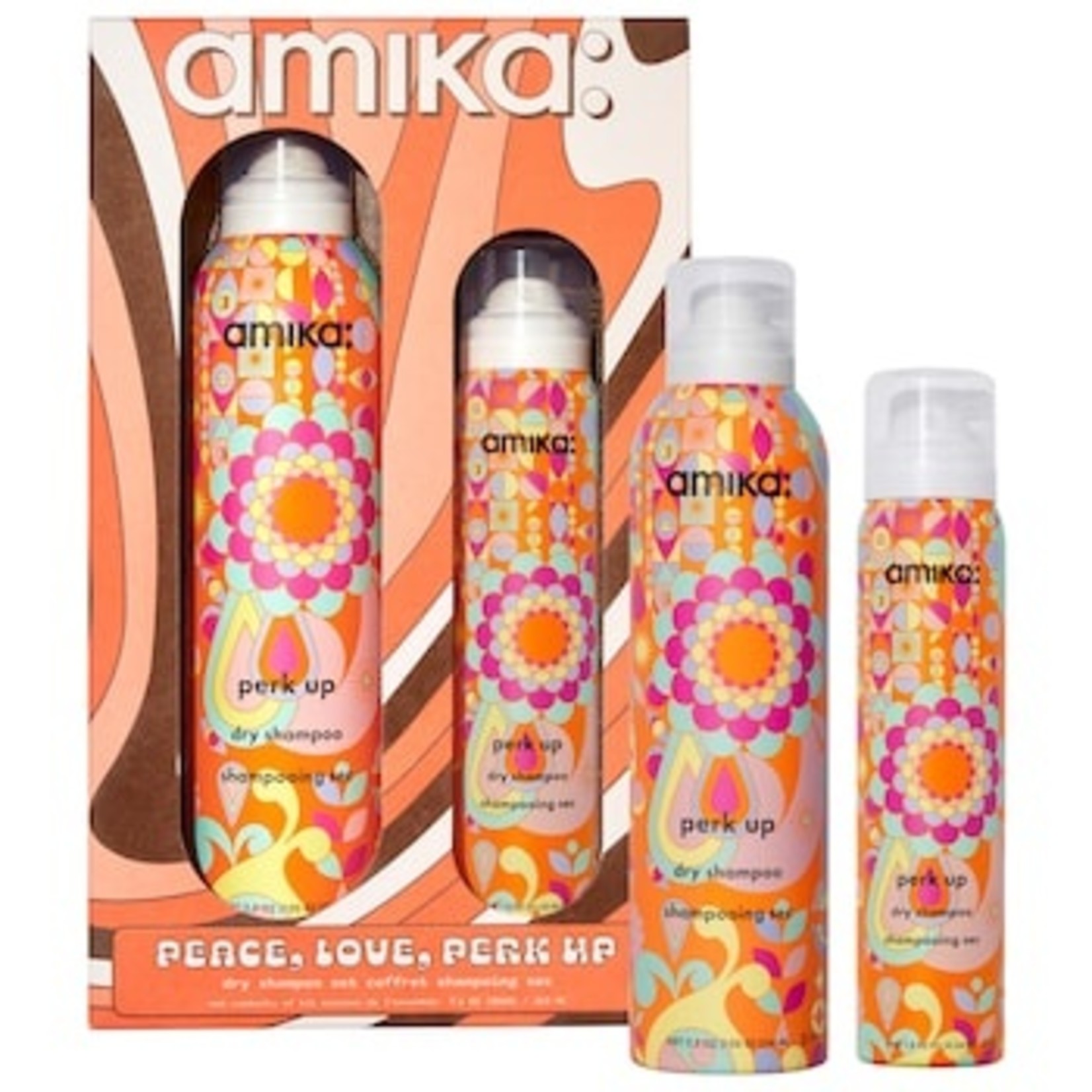 amika AMIKA Peace, Love, Perk Up Dry Shampoo Set