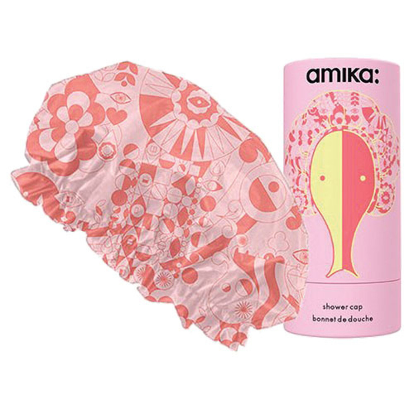 amika amika shower cap - pink