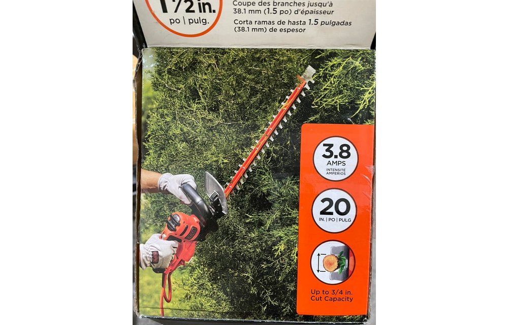 Electric Hedge Trimmer, 20-in. BEHTS300