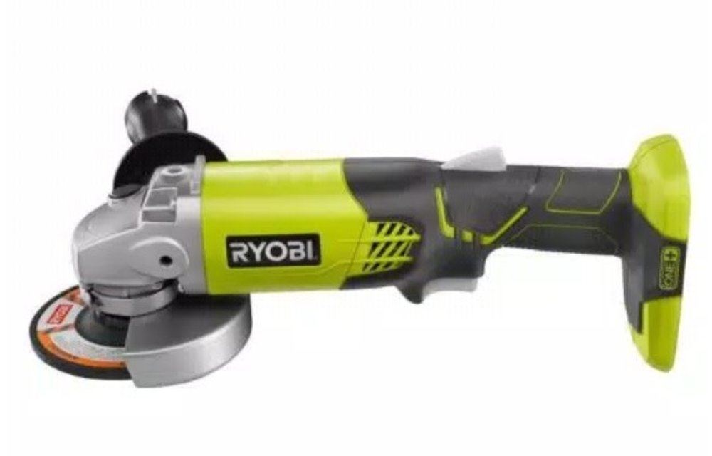 Cordless 4-1/2 in Tool-Only RYOBI 18-Volt ONE Angle Grinder 