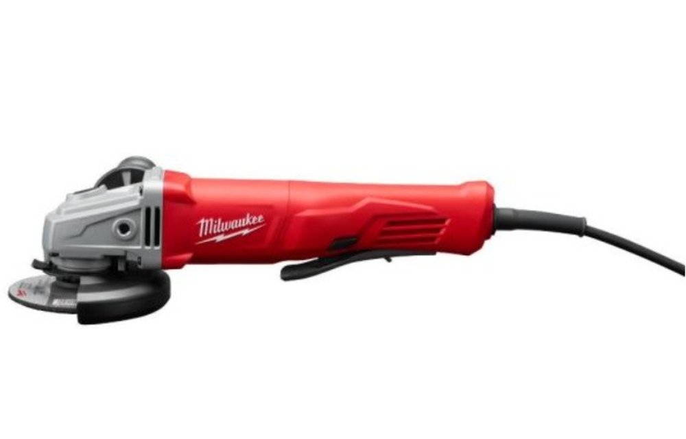 (New) Milwaukee 11 Amp Corded 4-1/2 in. Small Angle Grinder with Lock-On Paddle Switch