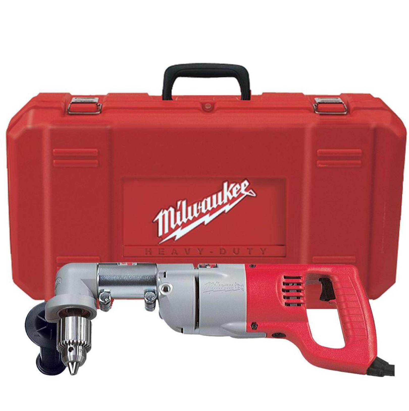 7 Amp Corded 1/2 in. Corded Right-Angle Drill Kit with Hard Case 7 Amp Corded 1/2 in. Corded Right-Angle Drill Kit with Hard Case