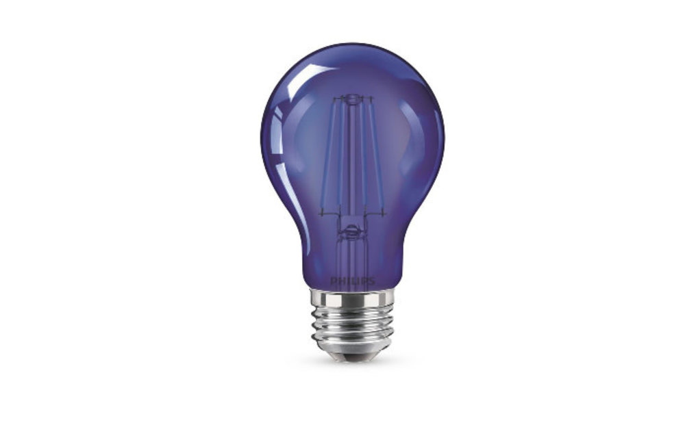 Philips 60-Watt Equivalent A19 Non-Dimmable Autism Speaks Blue LED Colored Glass Light Bulb (1-Bulb)