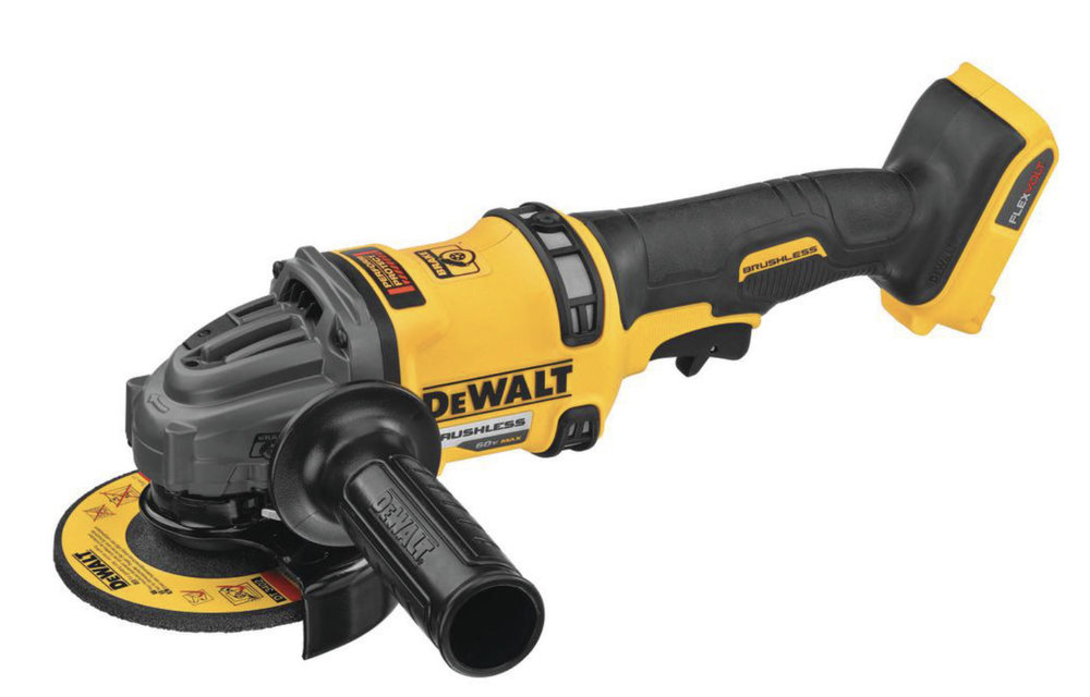 DEWALT FLEXVOLT 60-Volt MAX Cordless Brushless 4-1/2 in. - 6 in. Small Angle Grinder with Kickback Brake (Tool-Only) (New)
