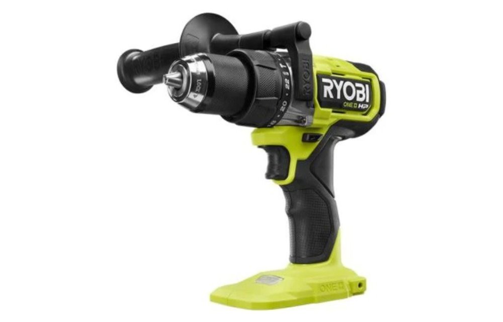 (New) RYOBI PBLHM101B ONE+ HP 18V Brushless Cordless 1/2 in. Hammer Drill (Tool Only)