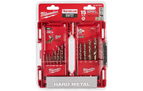 Cobalt Red Helix Drill Bit Set for Drill Drivers (15-Piece) Cobalt Red Helix Drill Bit Set for Drill Drivers (15-Piece)