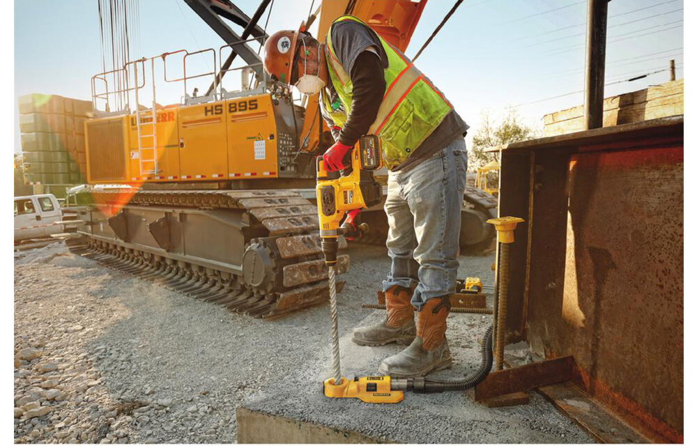 (New) DEWALT FLEXVOLT 60-Volt MAX Cordless Brushless 1-9/16 in. SDS MAX Combination Rotary Hammer & (2) FLEXVOLT 9.0Ah Batteries