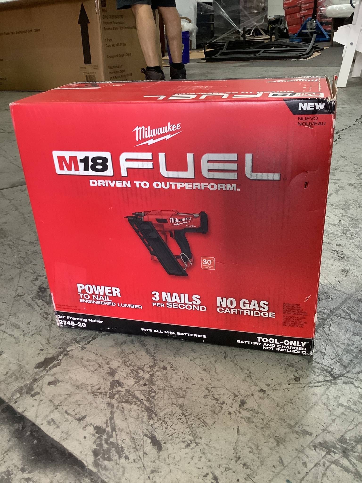 M18 FUEL 3-1/2 in. 18-Volt 21° Lithium-Ion Brushless Cordless Framing Nailer (Tool-Only) M18 FUEL 3-1/2 in. 18-Volt 21° Lithium-Ion Brushless Cordless Framing Nailer (Tool-Only)