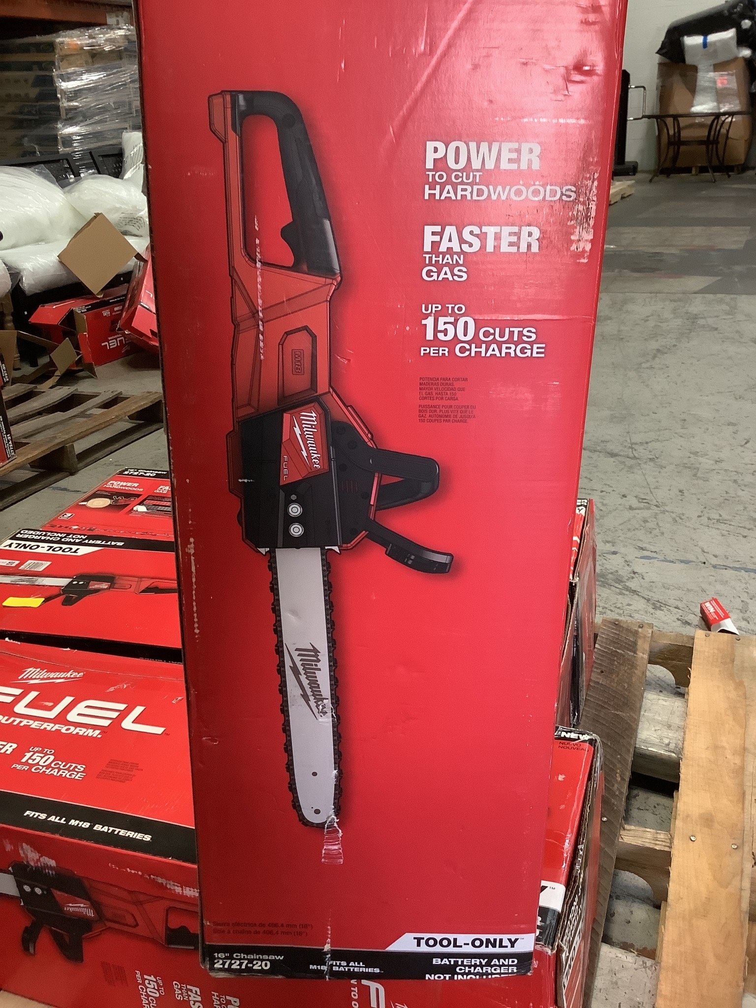 Milwaukee M18 FUEL 16 in. 18 Volt Lithium Ion Brushless Cordless Chainsaw Tool Only Discount Depot