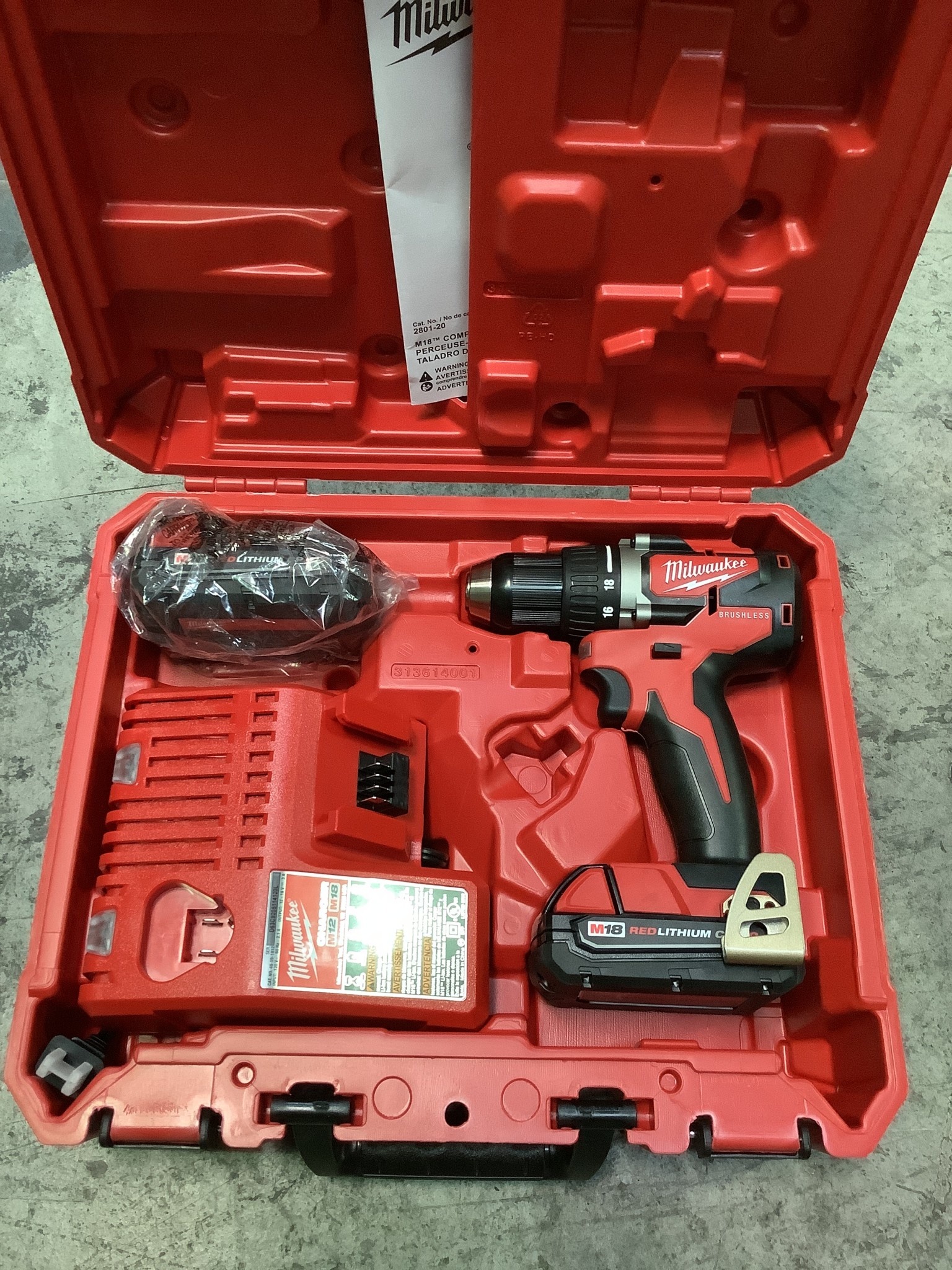 18 volt battery for milwaukee cordless drill sale